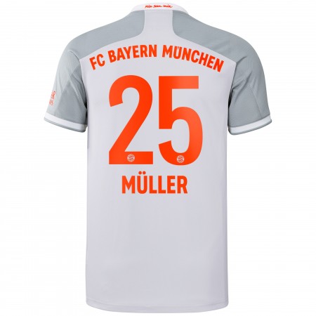 Billiga Fotbollströjor FC Bayern München Thomas Muller 25 Borta tröja 2020/21 Kortärmad
